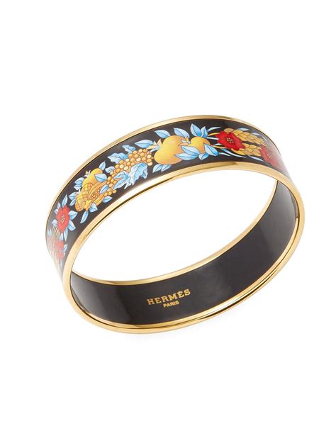 vintage hermes bangles|Hermes enamel bangle bracelet.